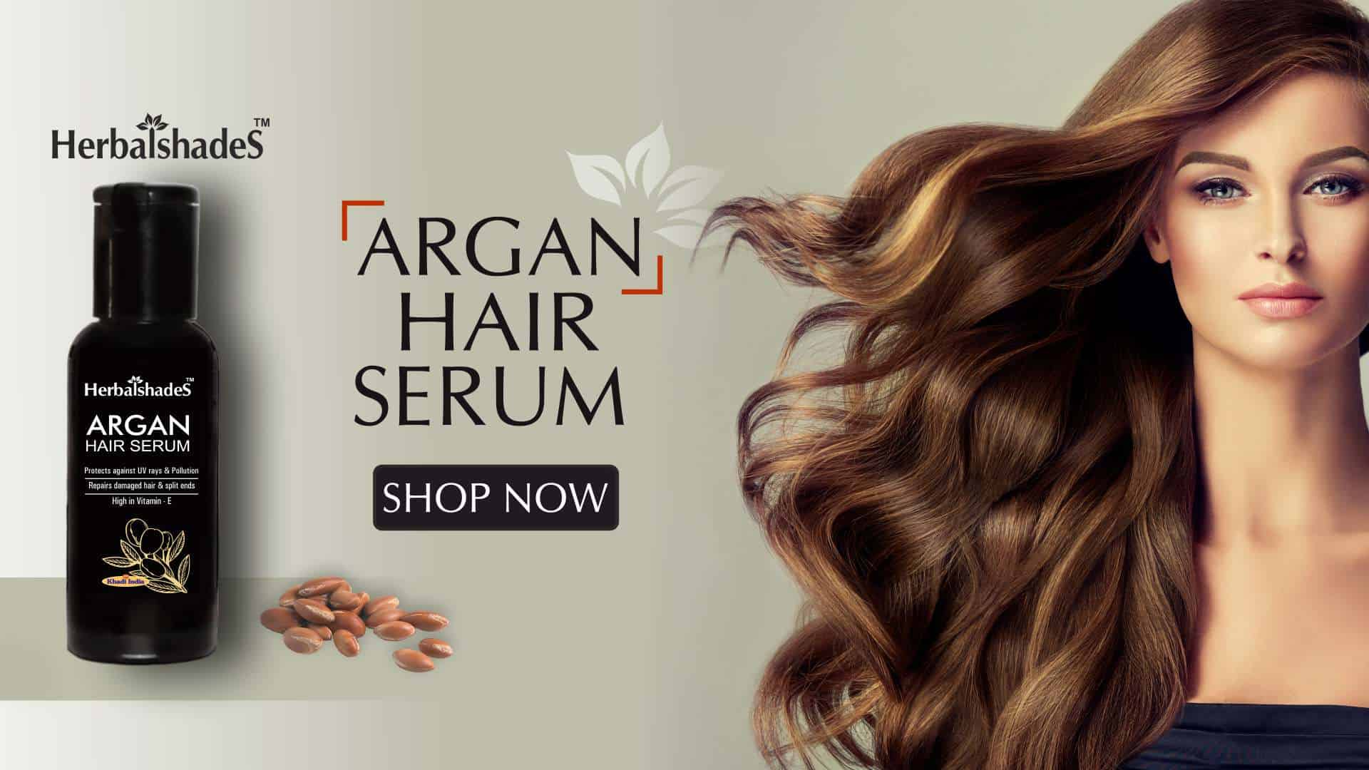 hair serum with argan oil